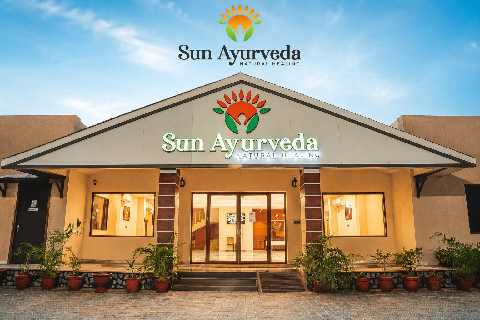 Best Ayurvedic Clinic in Rajasthan, India reception at Sun Ayurveda Naturopathy Centre